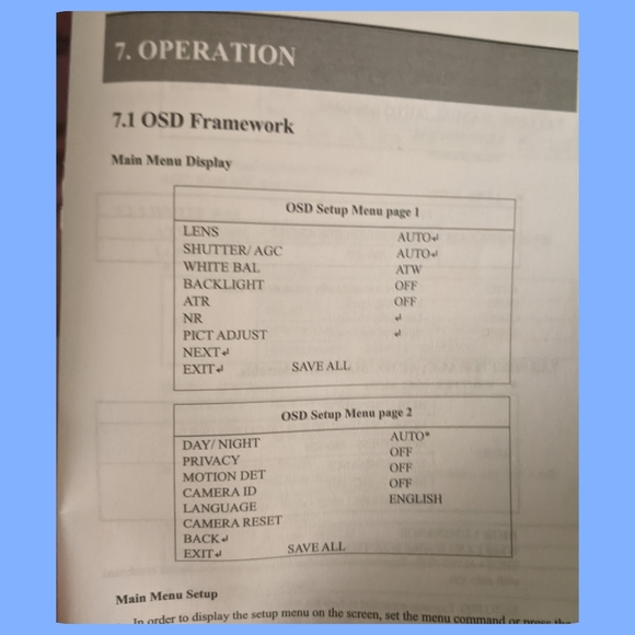 Enhanced EFFIO-E on screen display, done CCD camera Sony 1/3" color Super HAD ll - Picture 6 of 9